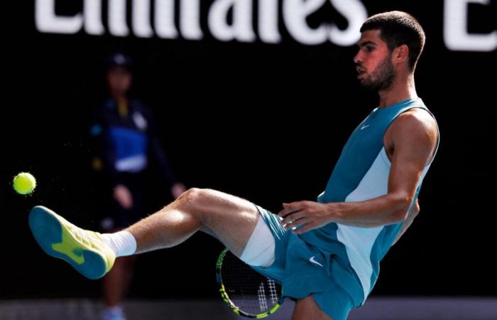 Carlos Alcaraz nei quarti di finale degli Australian Open