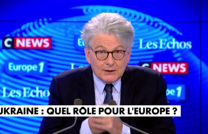 “L’Europa deve ovviamente essere al tavolo delle trattative”, afferma Thierry Breton