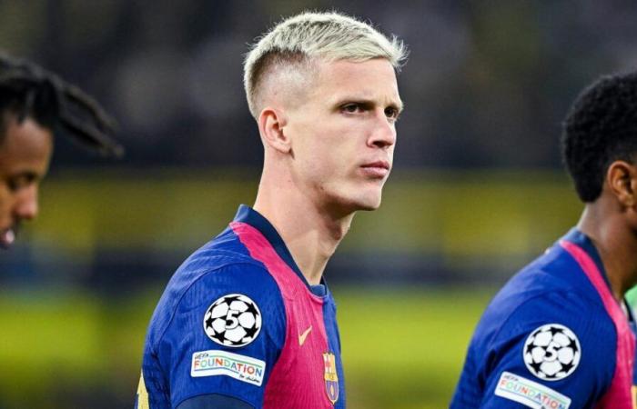 Dani Olmo si ritira dal Benfica in Champions League