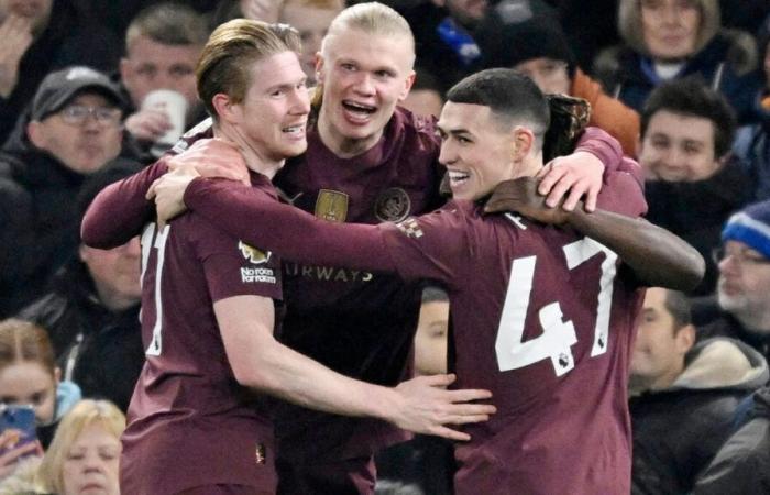 Il Manchester City schiaccia l’Ipswich (6-0) e si rassicura a tre giorni dallo choc contro il PSG in Champions League