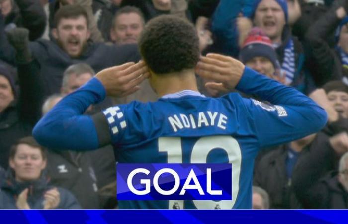 Everton – Tottenham 3-2: Dominic Calvert-Lewin e Iliman Ndiaye colpiscono mentre la squadra di David Moyes umile Spurs