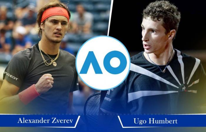 Alexander Zverev vs Ugo Humbert pronostico, consigli e quote sulle scommesse, testa a testa, anteprima: Australian Open 2025