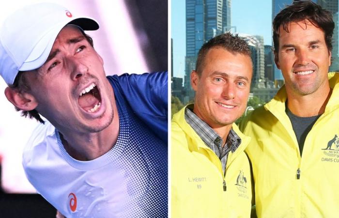 L’avvertimento di Pat Rafter per Alex de Minaur tra i dettagli di Lleyton Hewitt dietro la campagna