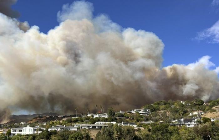 Incendi a Los Angeles: lunedì attesi venti forti