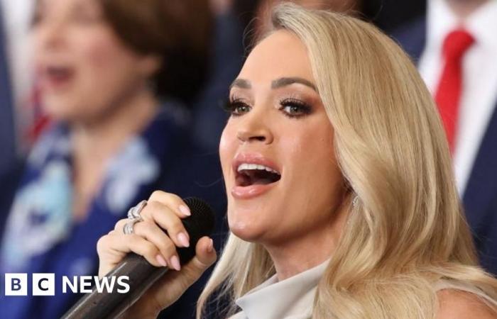 Carrie Underwood va a cappella, il bacio aereo di Melania e altri momenti