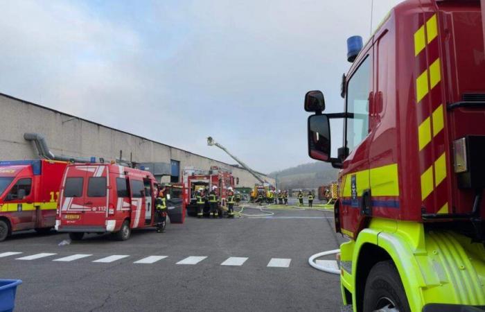 i vigili del fuoco intervengono nei pressi del liceo Mathias-Adam