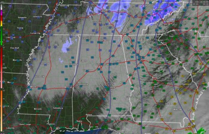 Domenica fredda e ventosa: il blog sul meteo dell’Alabama