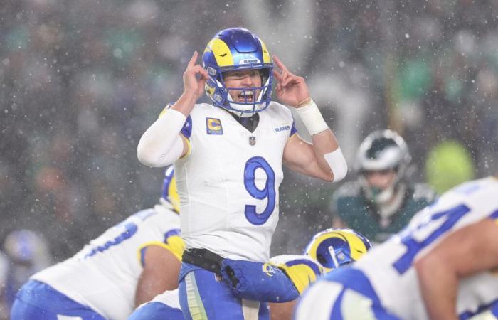 La concessione agli errori di Stafford, la lotta glaciale dei Rams contro gli Eagles in ascesa in un epico prologo del campionato NFC.