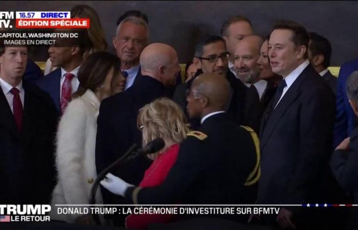 Elon Musk, Mark Zuckerberg e il resto del nuovo governo americano sono arrivati ​​al Campidoglio di Washington