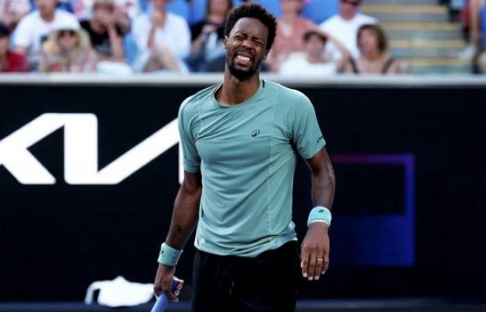 Gaël Monfils, esausto, ha dovuto arrendersi contro Ben Shelton agli Australian Open