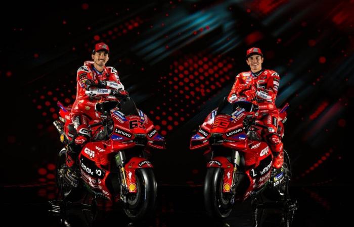 La Ducati lancia l’attesissima stagione con Márquez e Bagnaia