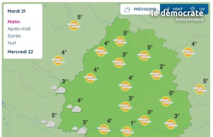 Dordogna, che tempo farà martedì 21 gennaio?