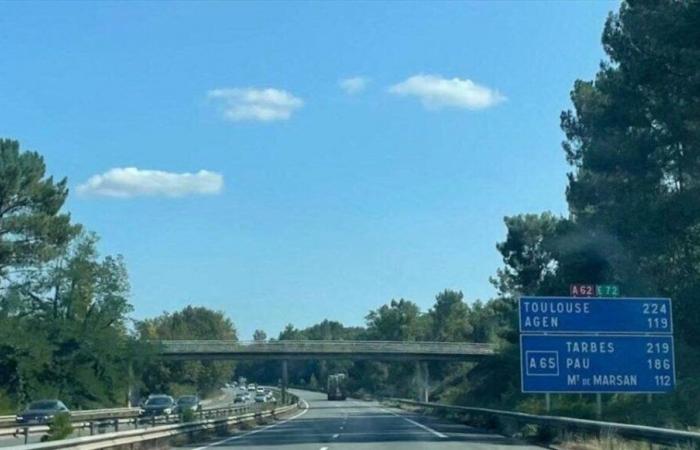 l’autostrada A 62 sarà parzialmente chiusa tra Bordeaux e Tolosa