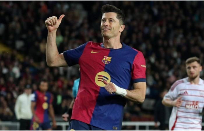 Lewandowski eguaglia il record della Champions League stabilito da Cristiano Ronaldo e resta al di sopra di Lionel Messi