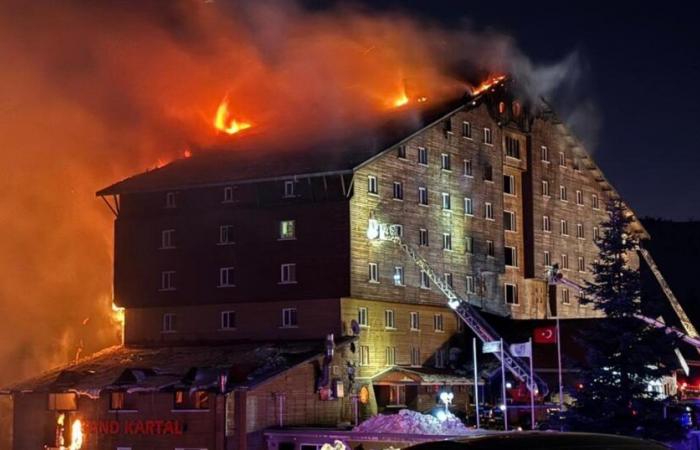 Almeno 66 persone muoiono nell’incendio di un hotel in una stazione sciistica nella Turchia centrale – rts.ch