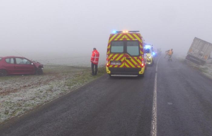 un ferito in un incidente tra un camion e un’auto ad Airvault