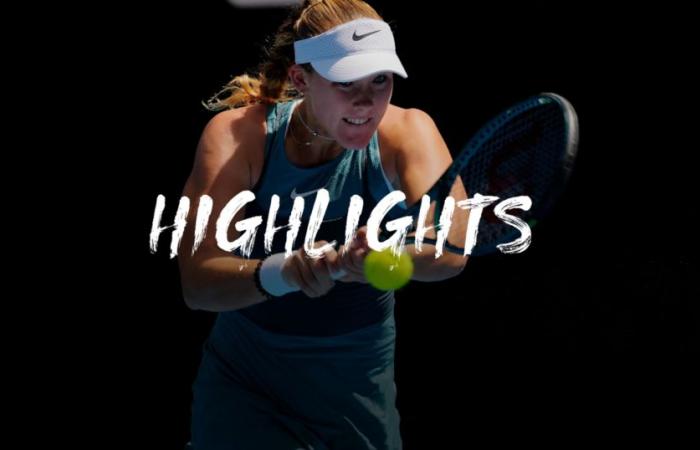 Andreeva / Shnaider – Rakhimova / Sorribes Tormo – I migliori tempi della partita – Australian Open – Vidéo Tennis