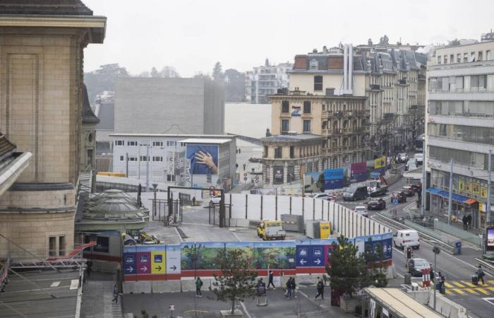 A Losanna, l’avanzamento del cantiere della stazione condanna definitivamente il parcheggio del Sempione