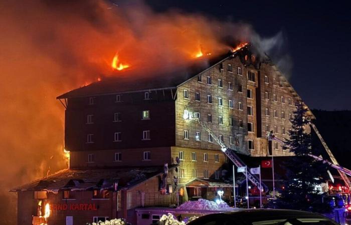 Video. Immagini dell’incendio mortale in una stazione sciistica in Türkiye