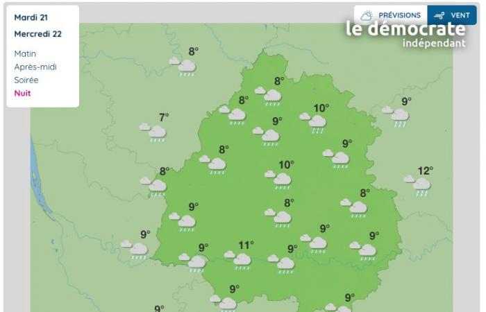 Dordogna, che tempo farà mercoledì 22 gennaio?