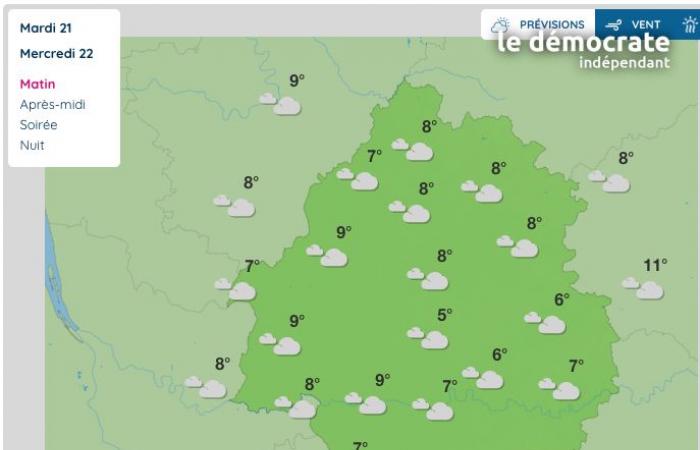 Dordogna, che tempo farà mercoledì 22 gennaio?