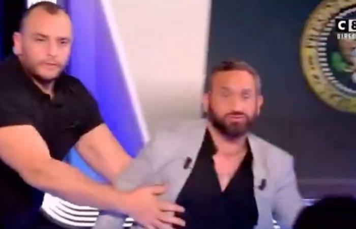 Un uomo tenta di attaccare Cyril Hanouna