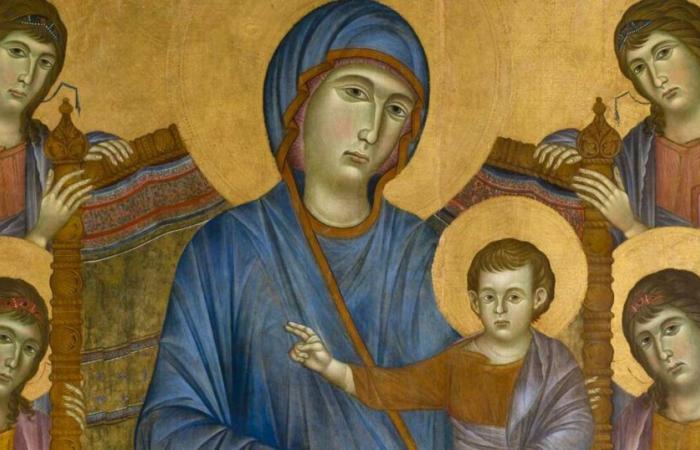 la Maestà, sfolgorante capolavoro della pittura occidentale, ritrova i suoi colori