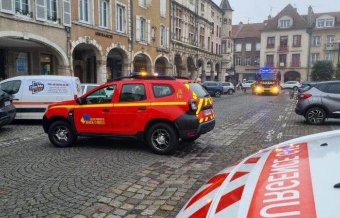 Pont-a-Mousson. Fuga di gas nella cantina del ristorante Bonaventure, sotto i portici di Place Duroc