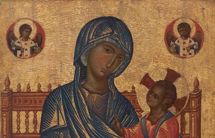 la Maestà, sfolgorante capolavoro della pittura occidentale, ritrova i suoi colori