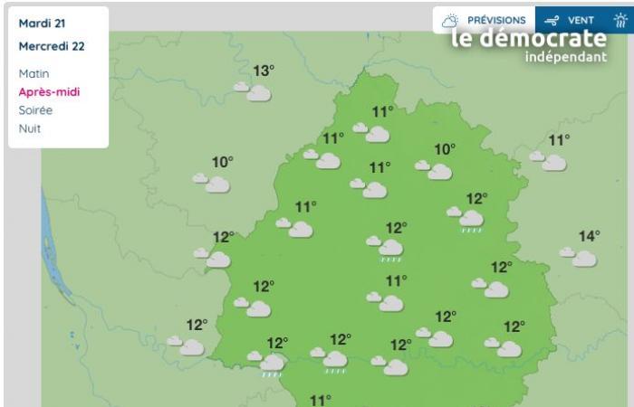 Dordogna, che tempo farà mercoledì 22 gennaio?