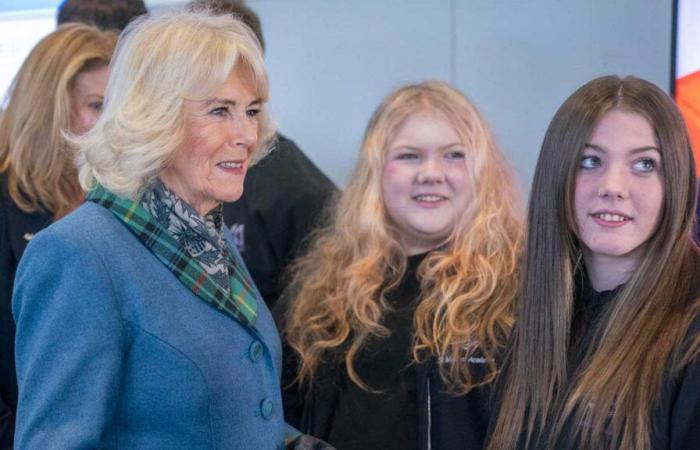 La regina Camilla in visita come rettore dell’Università di Aberdeen