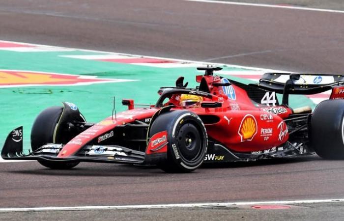 Lewis Hamilton ha fatto il suo debutto in Ferrari a Fiorano