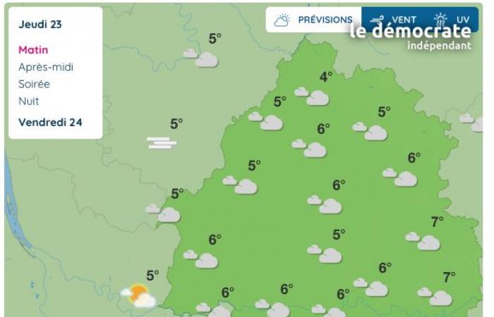 Dordogna, che tempo farà giovedì 23 gennaio?