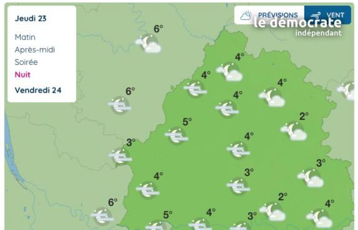 Dordogna, che tempo farà giovedì 23 gennaio?