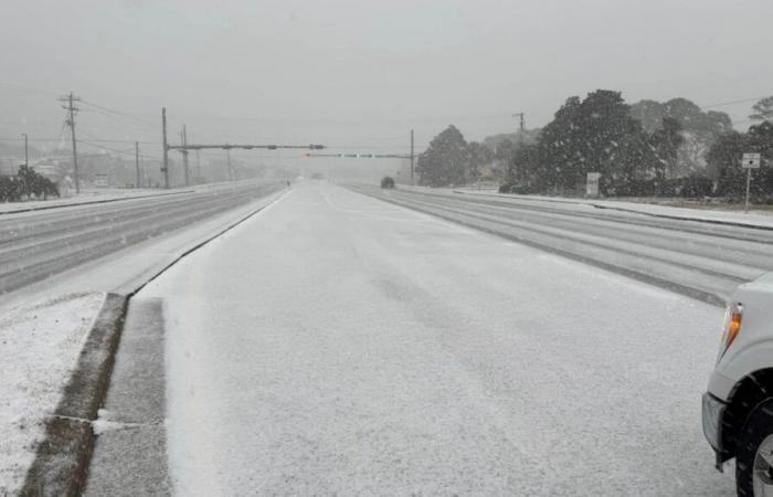 La storica tempesta invernale porta nevicate record in Florida