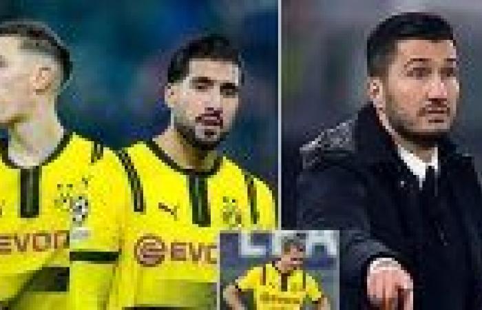 Nuri Sahin è stato esonerato dall’allenatore del Borussia Dortmund