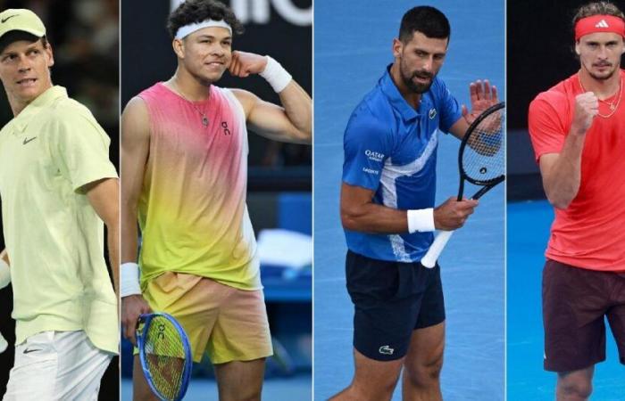 Australian Open, tabellone delle semifinali maschile