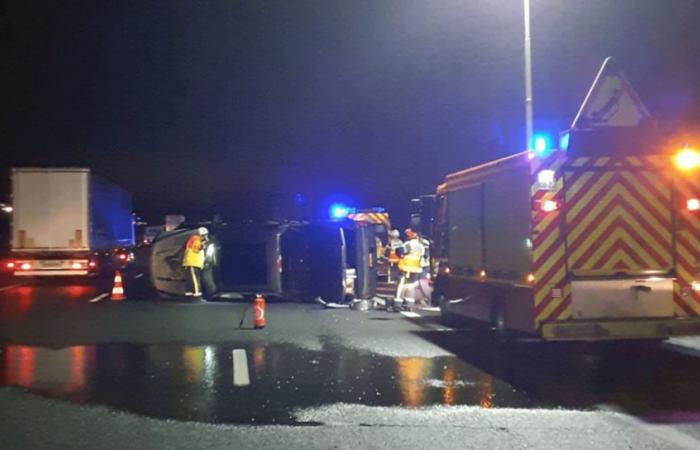 Spettacolare incidente avvenuto questo mercoledì mattina sull’autostrada A9