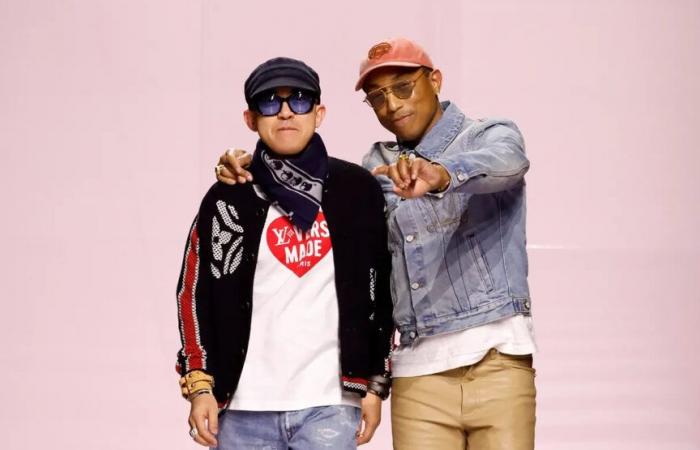 Pharrell Williams apre la settimana della moda maschile