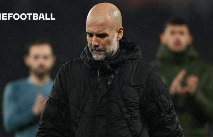 Pep Guardiola reagisce alla perdita di due gol di vantaggio del Manchester City nella sconfitta del PSG