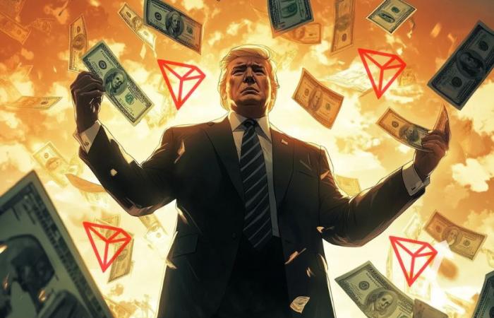 Tron (TRX) accelera grazie a Trump: esplosione in vista?