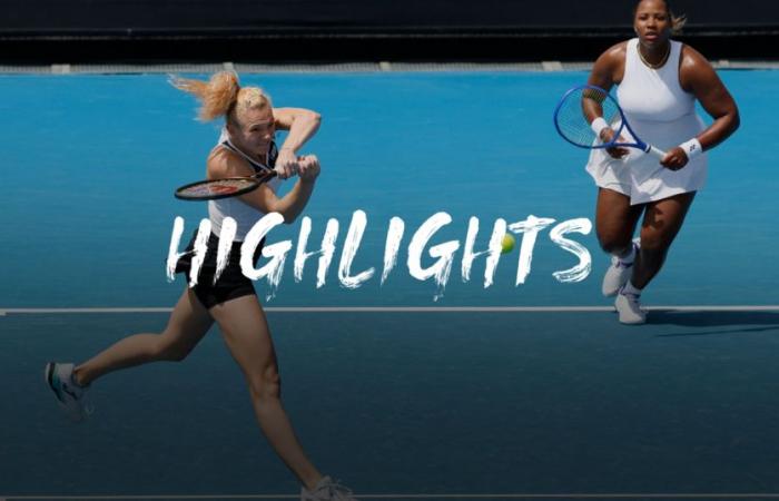 Siniakova / Townsend – Mladenovic / Zhang – Highlights della partita – Australian Open – Video di tennis