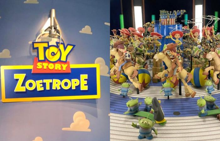 Toy Story Zoetrope di Animation Celebration è stato rimosso dalla sua posizione originale