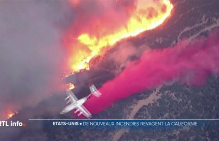 Nuovo incendio scoppiato vicino a Los Angeles, California