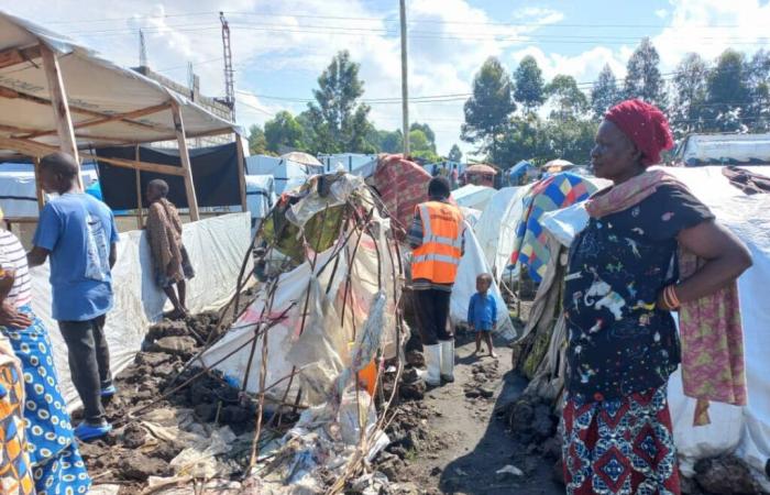 La città di Goma trasformata in un grande campo per sfollati in fuga dalla guerra del M23