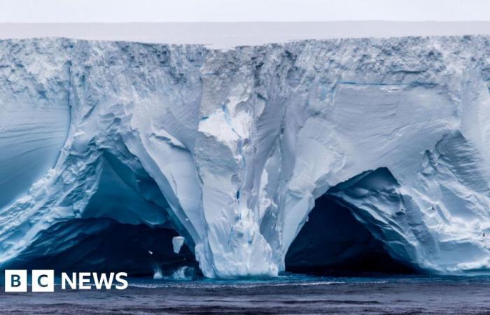 Iceberg gigante in rotta di collisione con l’isola