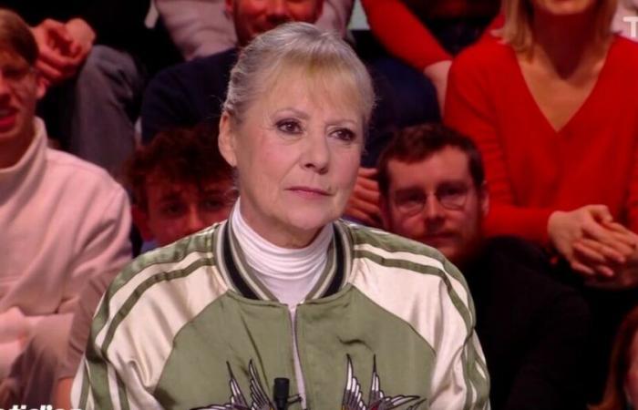 Dorothée incontra Yann Barthès in Quotidien dopo una domanda su un momento importante dello spettacolo Merci Dorothée