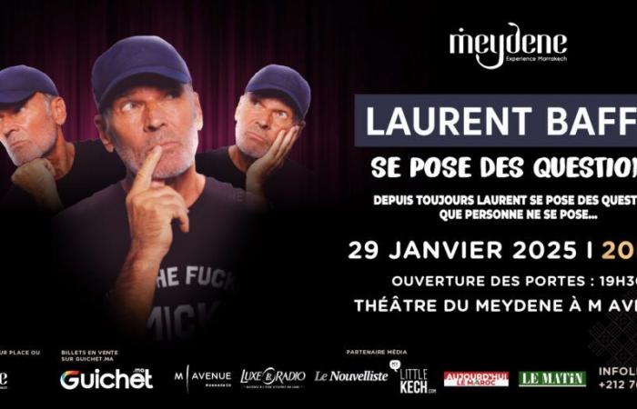 Laurent Baffie si esibisce al Meydene Theatre