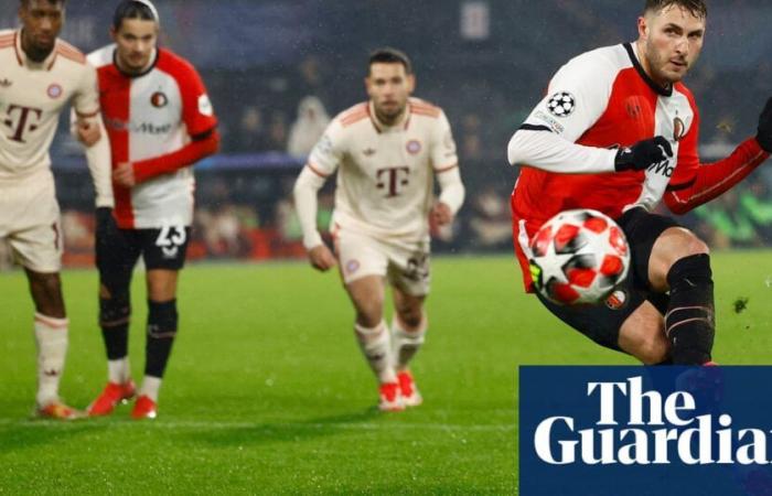 Champions League: Giménez del Feyenoord raddoppia e travolge il Bayern