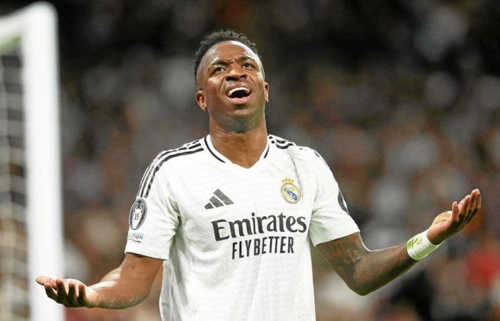 Ammonito in Champions League con il Real Madrid, Vinicius Junior sarà squalificato contro lo Stade Brestois